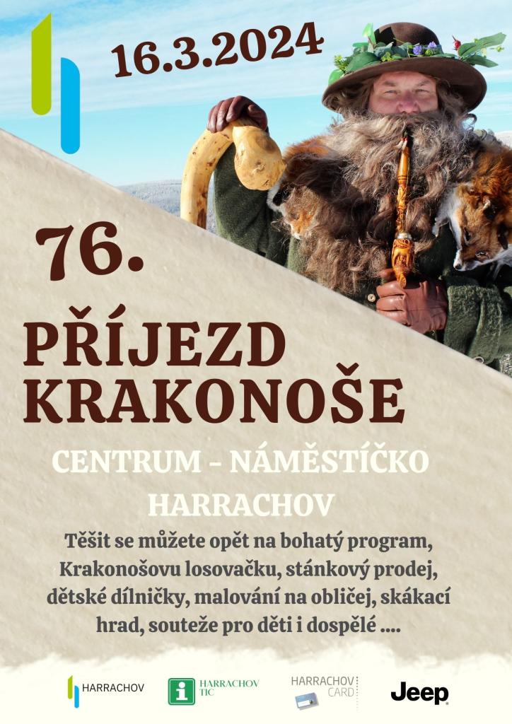 16. 3. — Příjezd Krakonoše